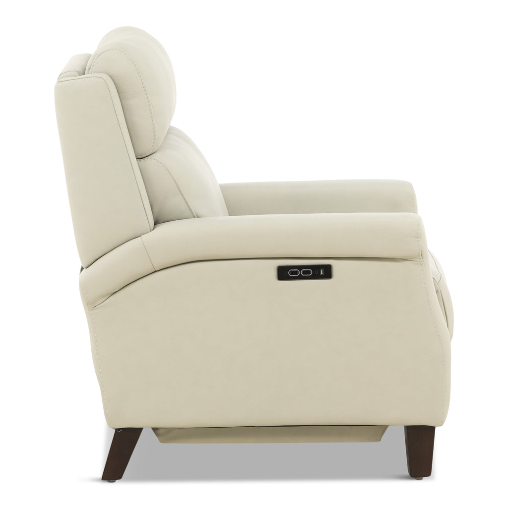 Doersten Leather Power Hi-Leg Zero Gravity Recliner - Reclining