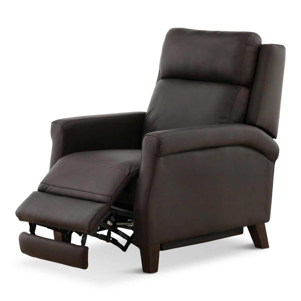 Doersten Leather Power Hi-Leg Zero Gravity Recliner - Reclining