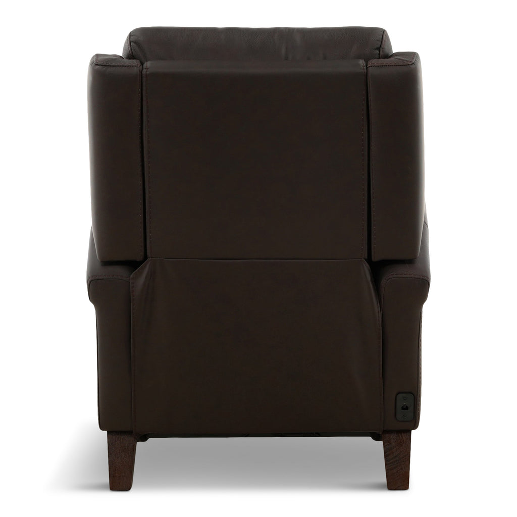 Doersten Leather Power Hi-Leg Zero Gravity Recliner - Reclining