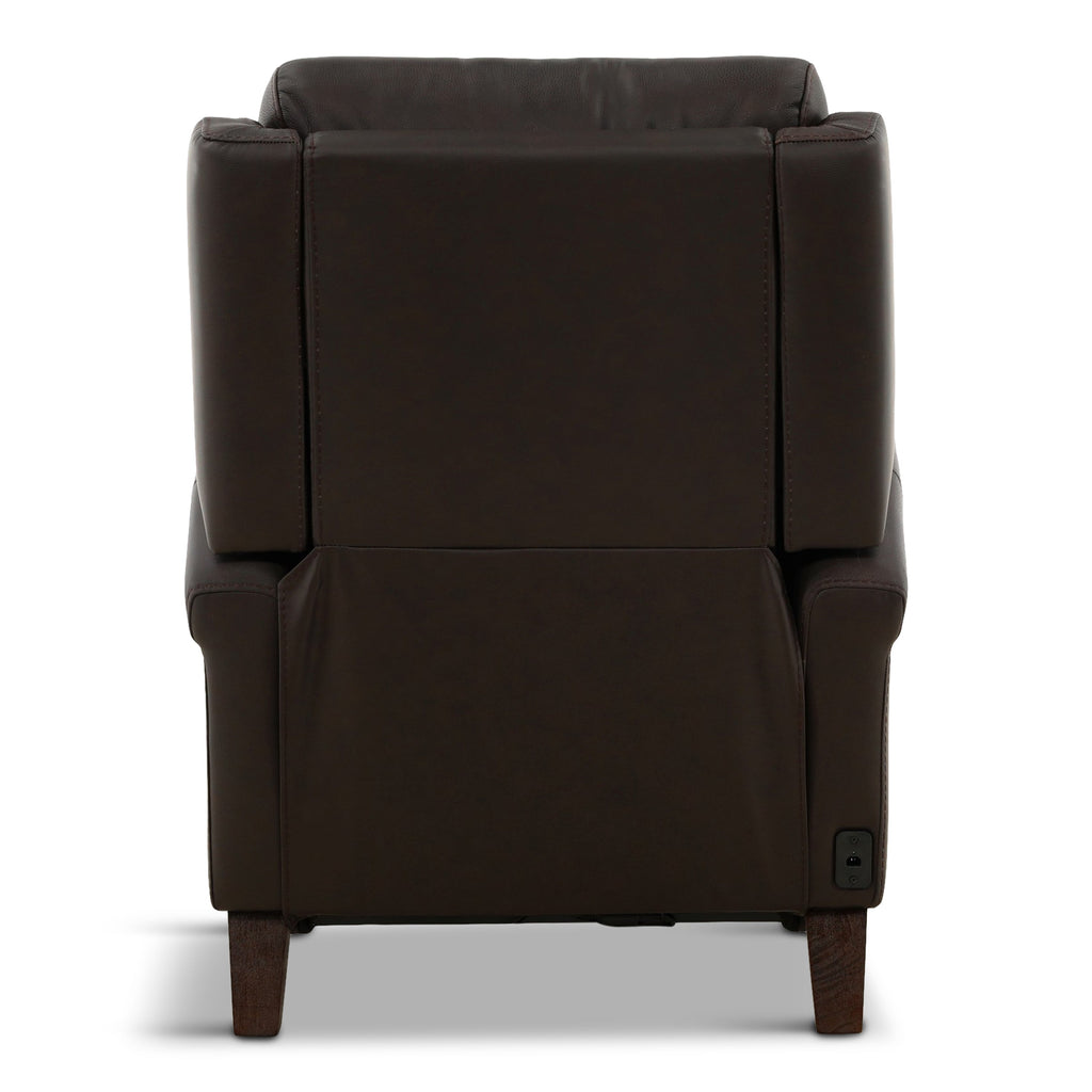 Doersten Leather Power Hi-Leg Zero Gravity Recliner - Reclining