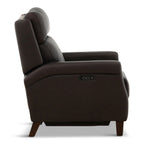 Doersten Leather Power Hi-Leg Zero Gravity Recliner - Reclining