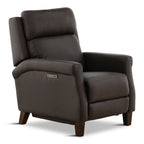 Doersten Leather Power Hi-Leg Zero Gravity Recliner - Reclining