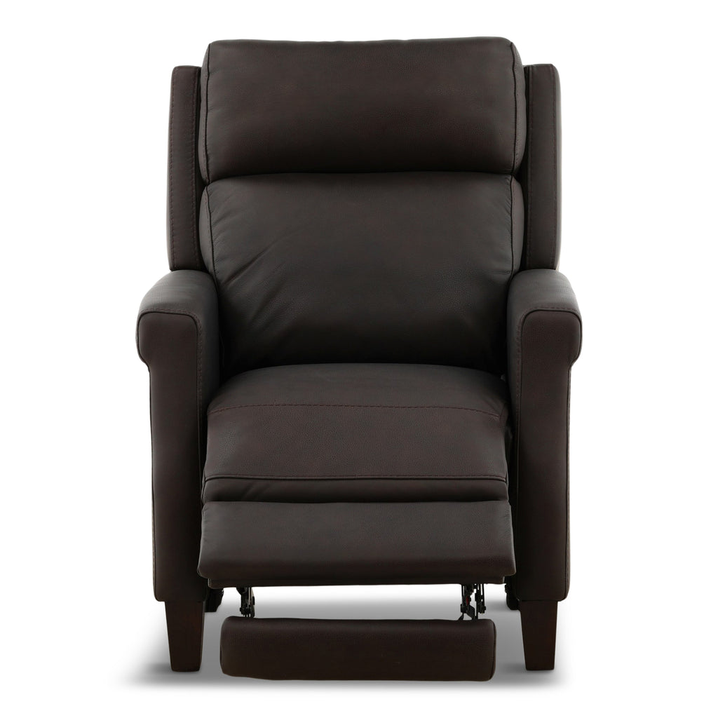 Doersten Leather Power Hi-Leg Zero Gravity Recliner - Reclining