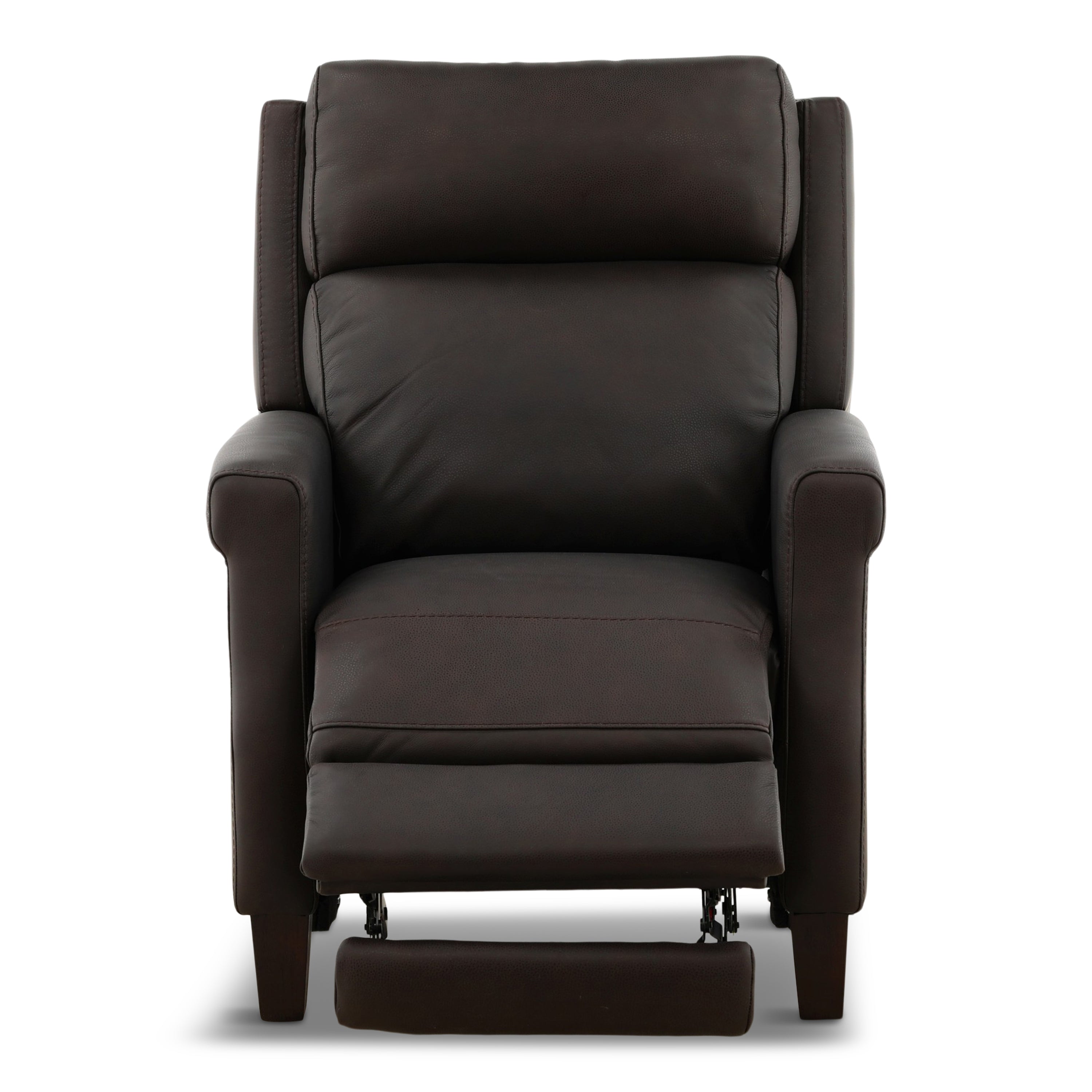Doersten Leather Power Hi-Leg Zero Gravity Recliner - Reclining