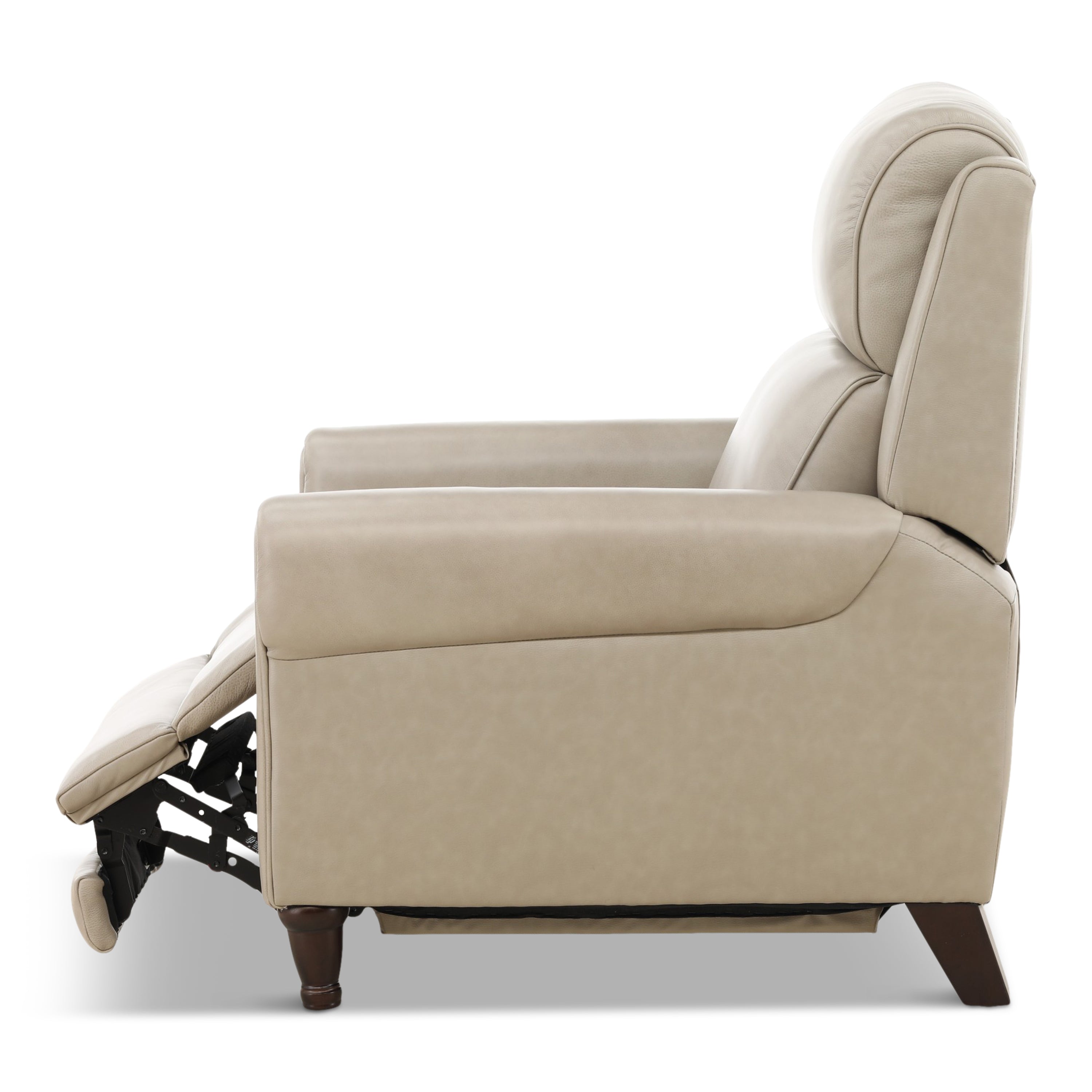Glendale Leather Power Hi-Leg ZeroGravity Recliner - Reclining