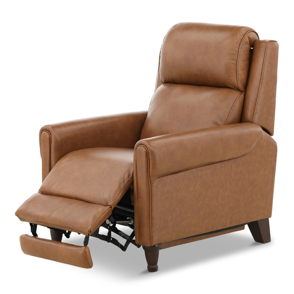 Glendale Leather Power Hi-Leg ZeroGravity Recliner - Reclining