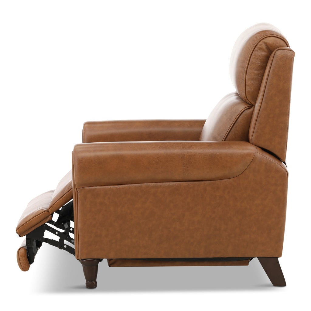 Glendale Leather Power Hi-Leg ZeroGravity Recliner - Reclining
