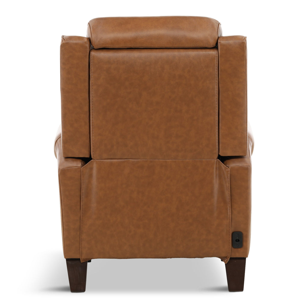 Glendale Leather Power Hi-Leg ZeroGravity Recliner - Reclining