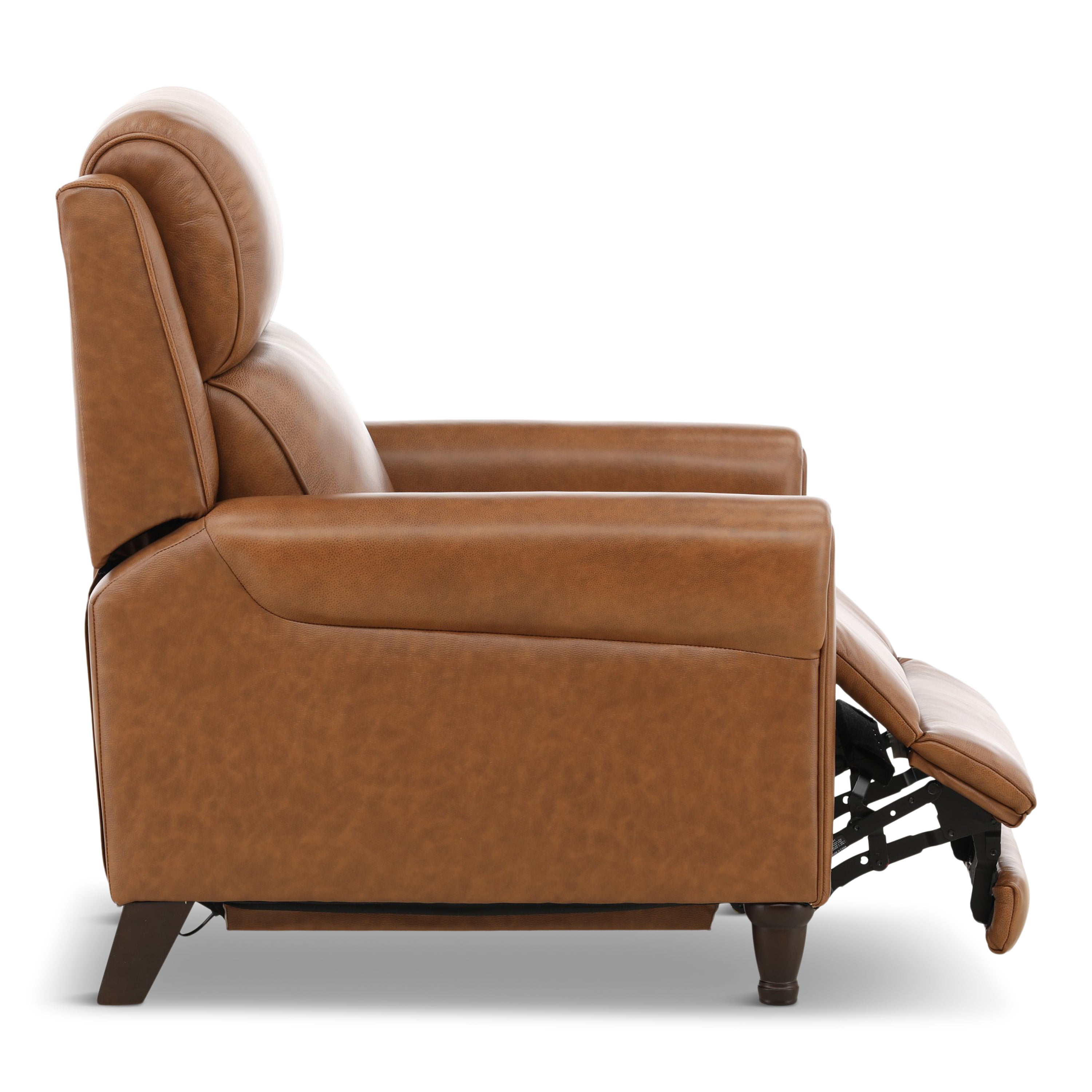 Glendale Leather Power Hi-Leg ZeroGravity Recliner - Reclining