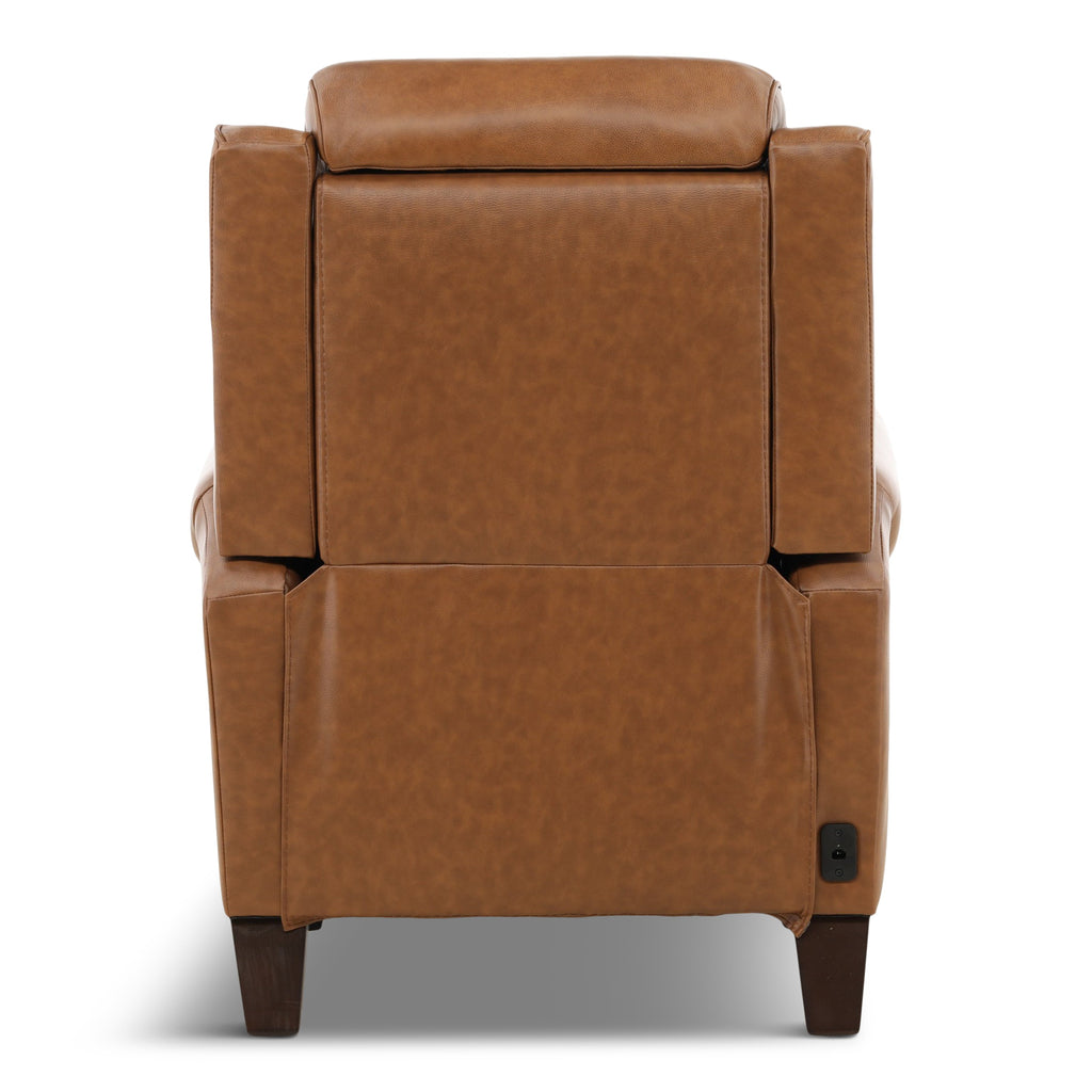 Glendale Leather Power Hi-Leg ZeroGravity Recliner - Reclining