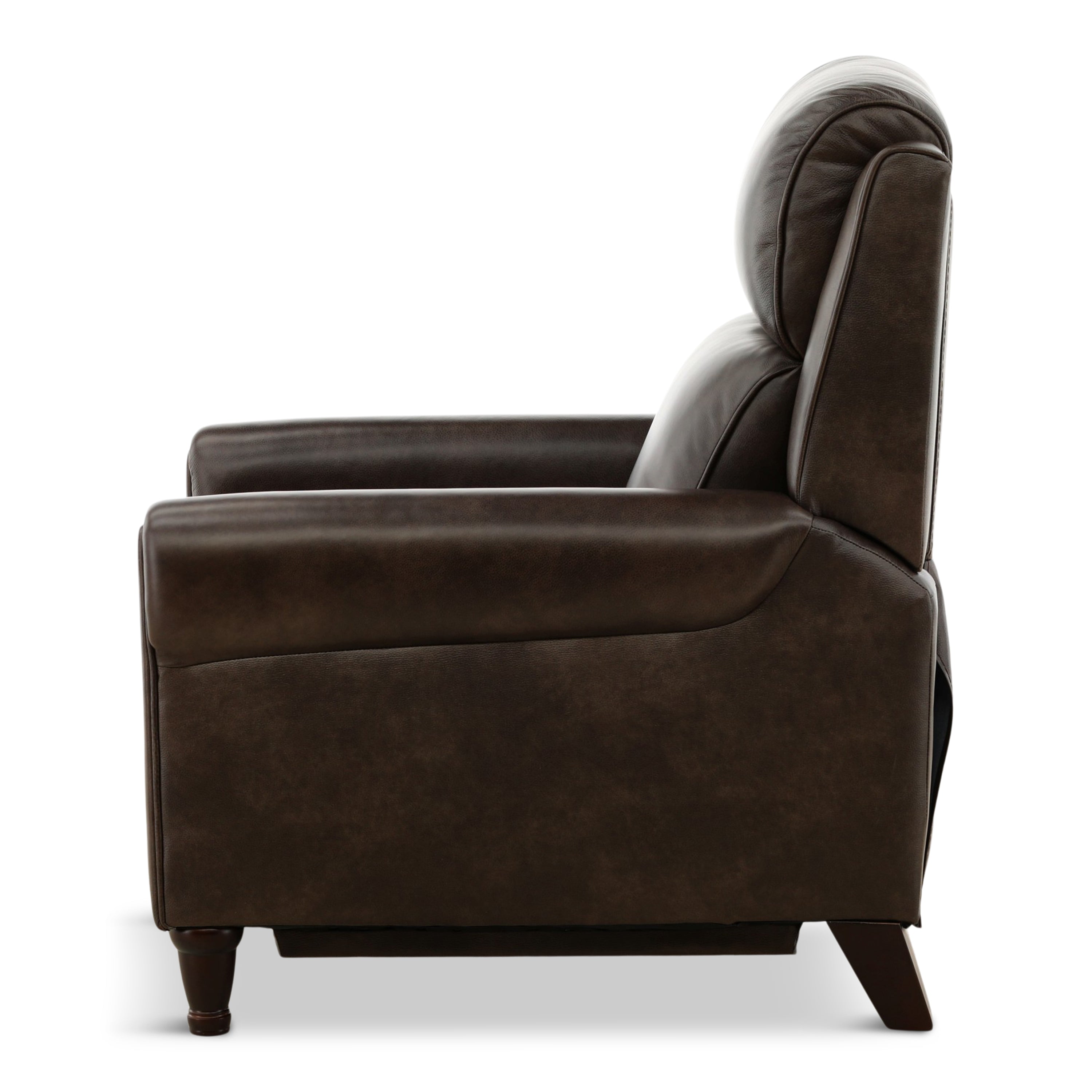 Glendale Leather Power Hi-Leg ZeroGravity Recliner - Reclining