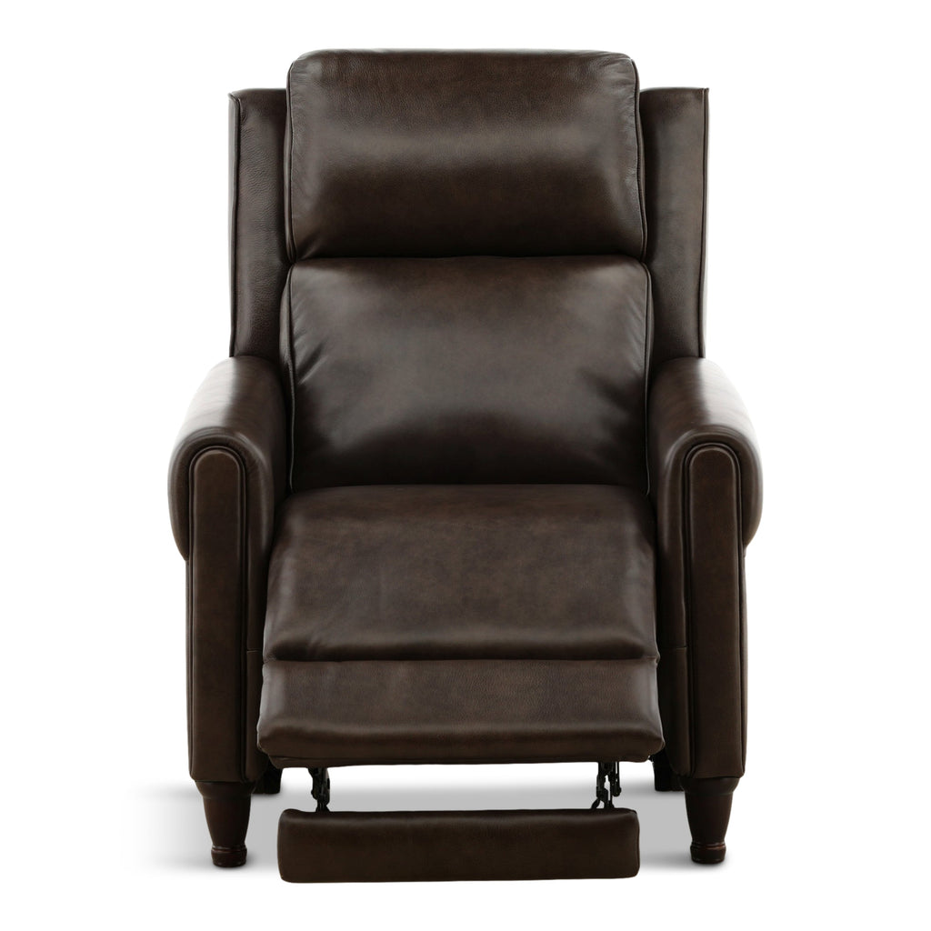 Glendale Leather Power Hi-Leg ZeroGravity Recliner - Reclining