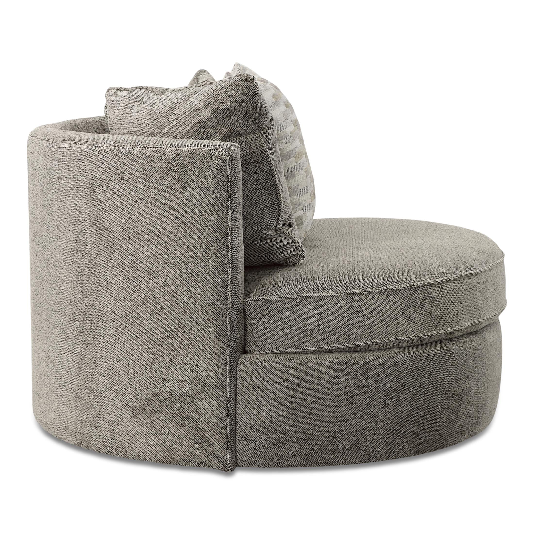 Daxton Swivel Chair - Fabric