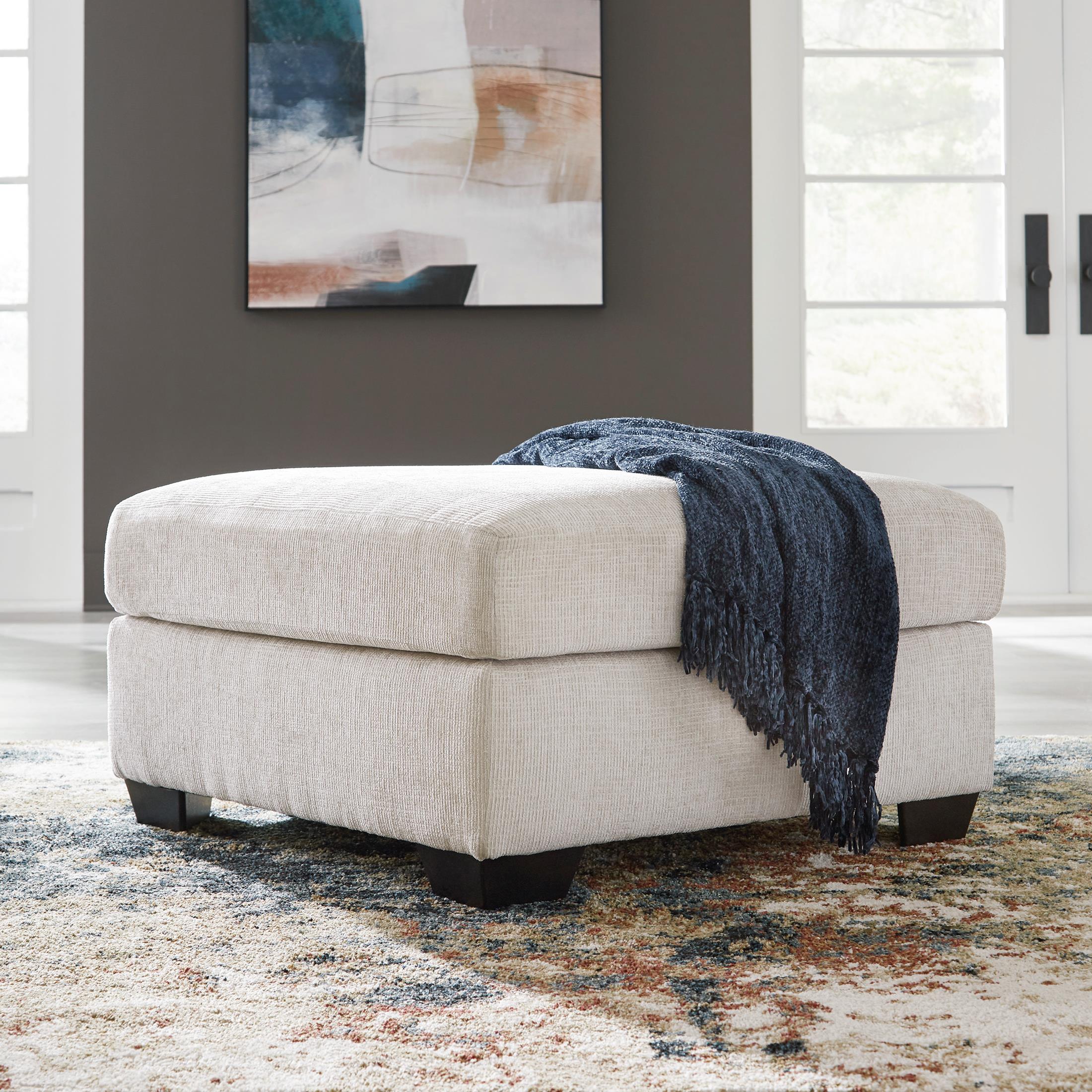 Aviemore Oversized Accent Ottoman - Fabric