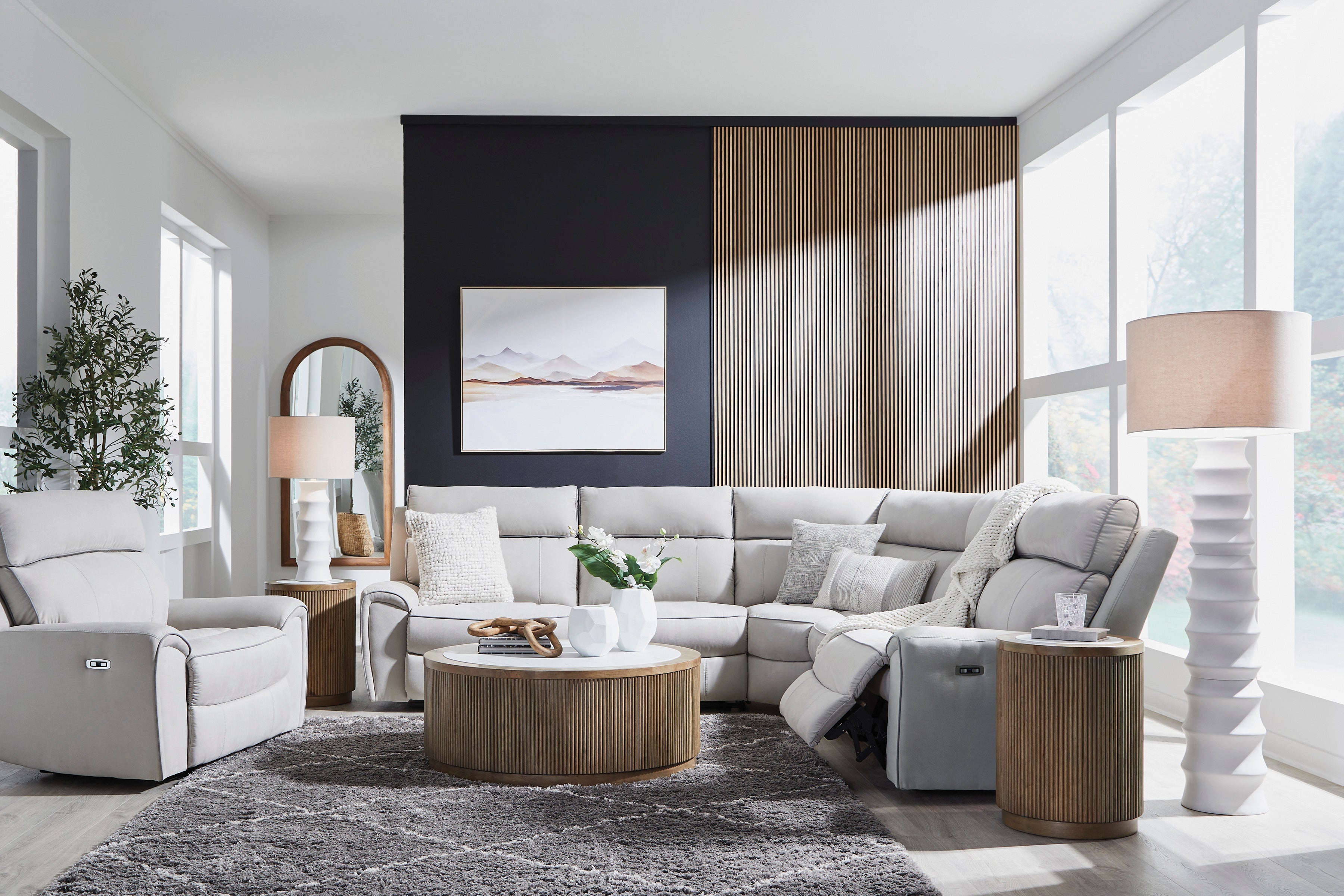 Grafton Pike 5-Piece Power Reclining Sectional - Set