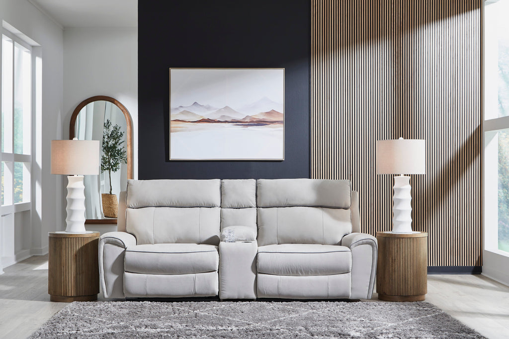 Grafton Pike 3-Piece Power Reclining Sectional with Storage Console - Set