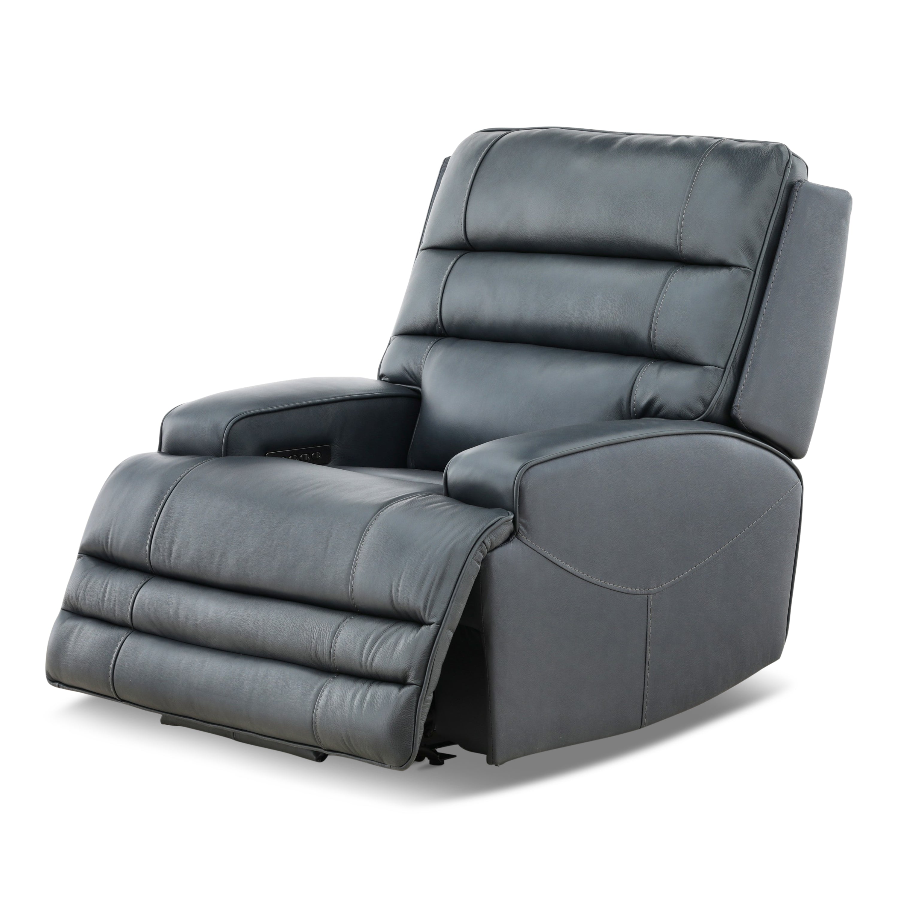 Ford Leather Power Recliner - Reclining