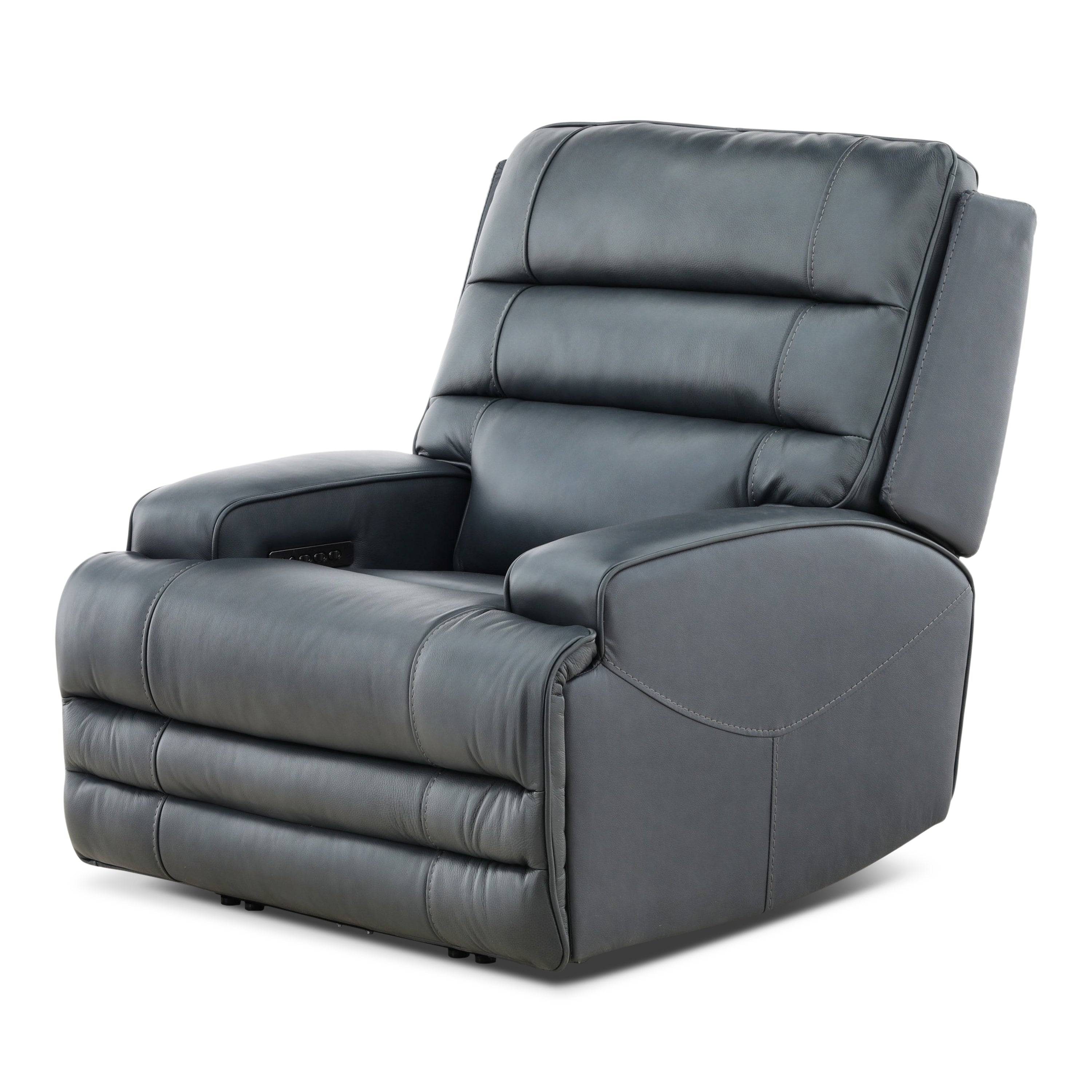 Ford Leather Power Recliner - Reclining