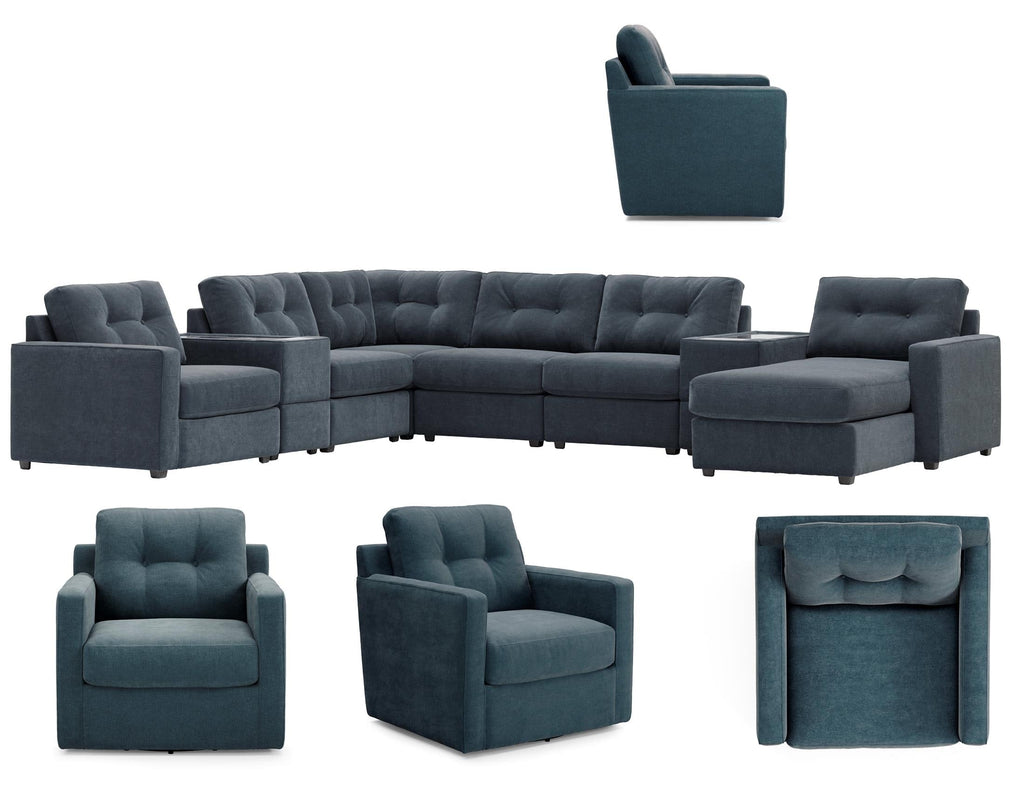 Modular One Swivel Chair - Fabric