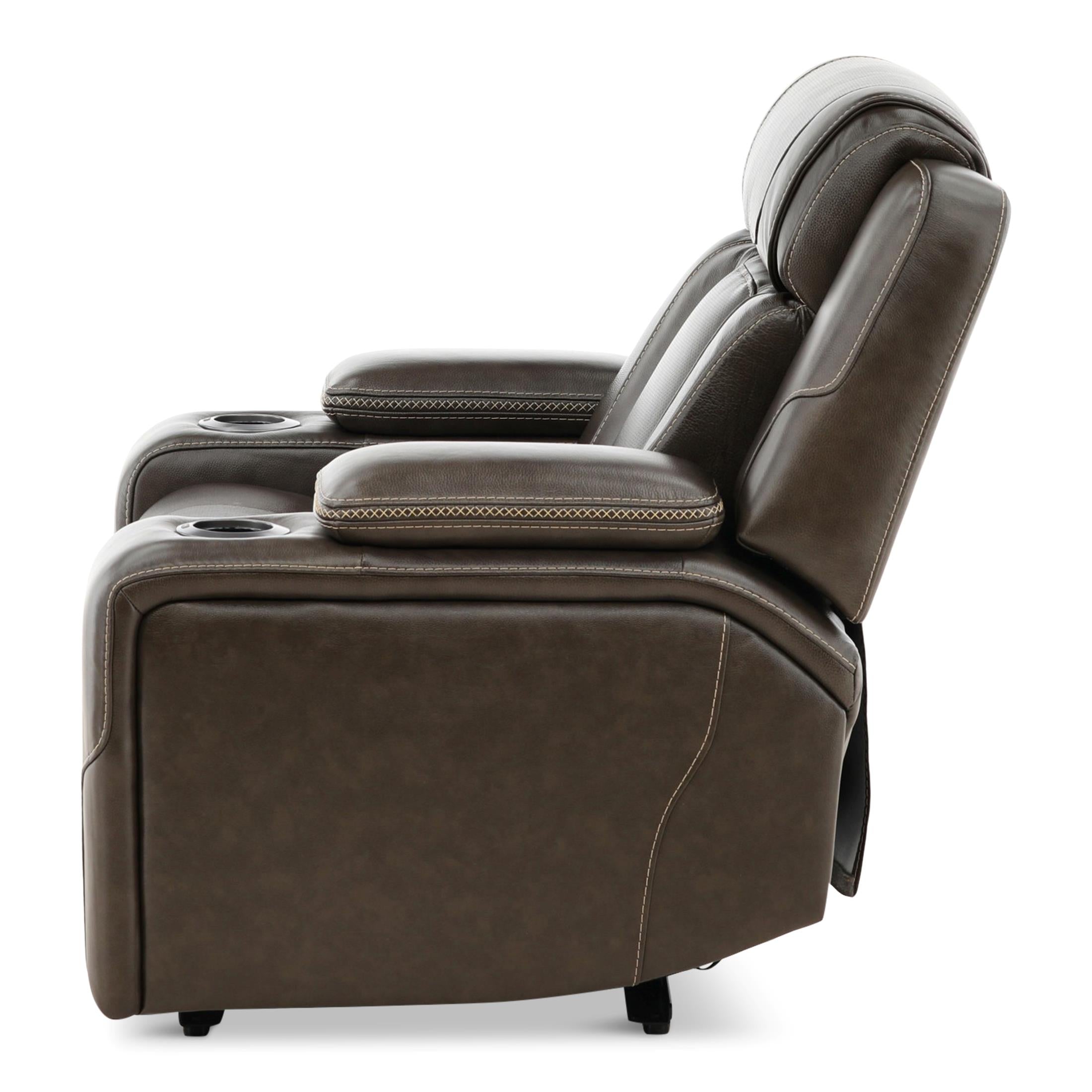 Denver Power Recliner - Leather