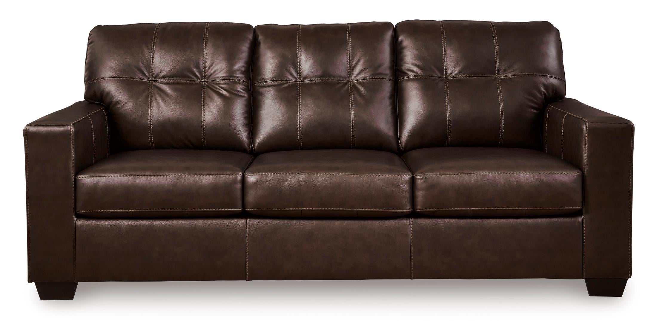 Santorine Queen Sleeper Sofa - Leather