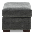 Bronte Storage Ottoman - Fabric