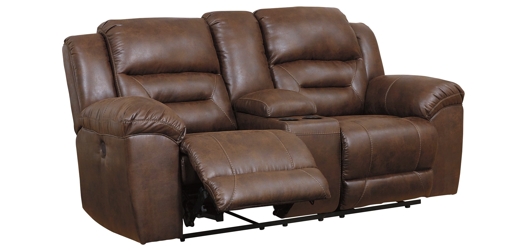 Stoneland Power Reclining Loveseat with Console - Fabric