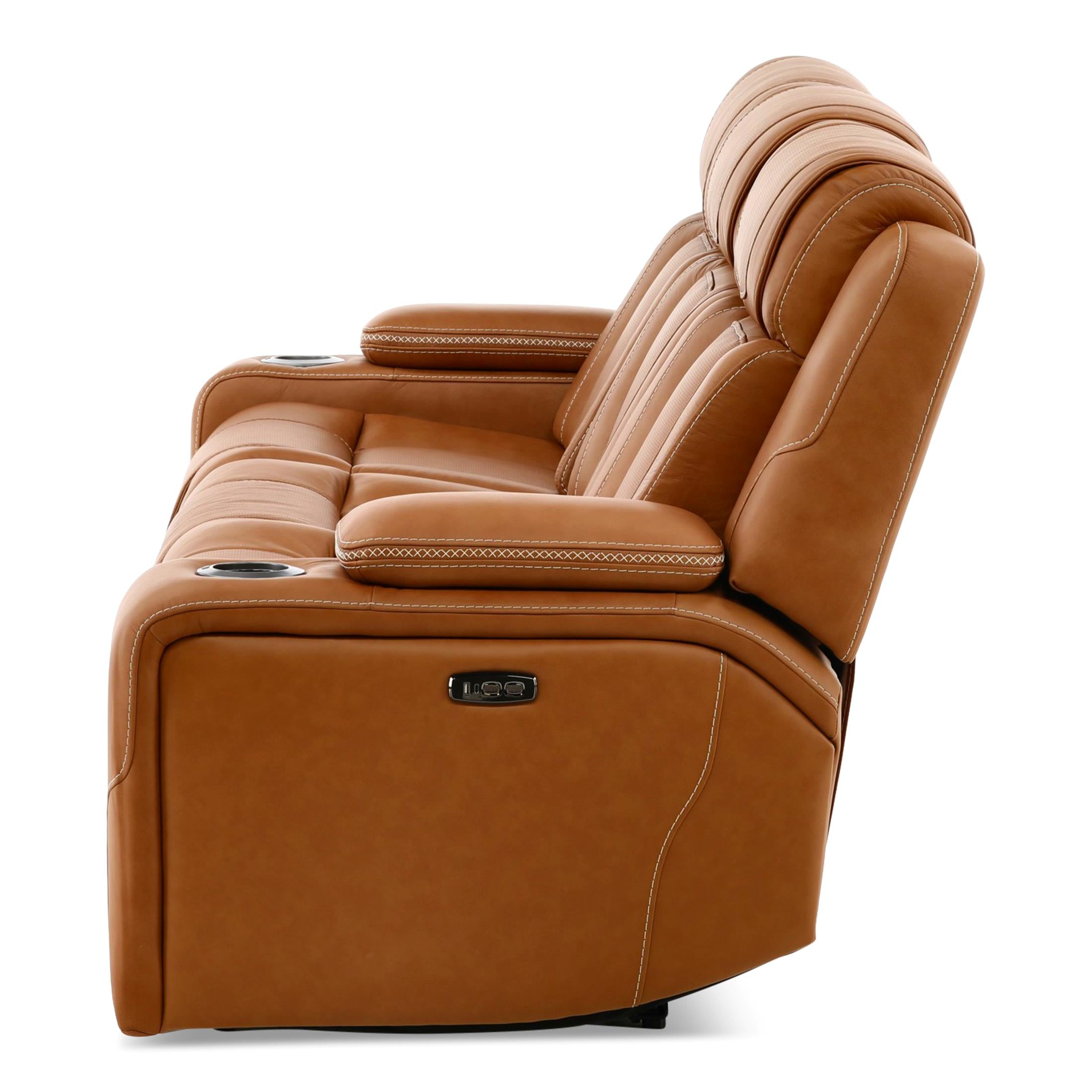 Denver Power Reclining Sofa - Leather