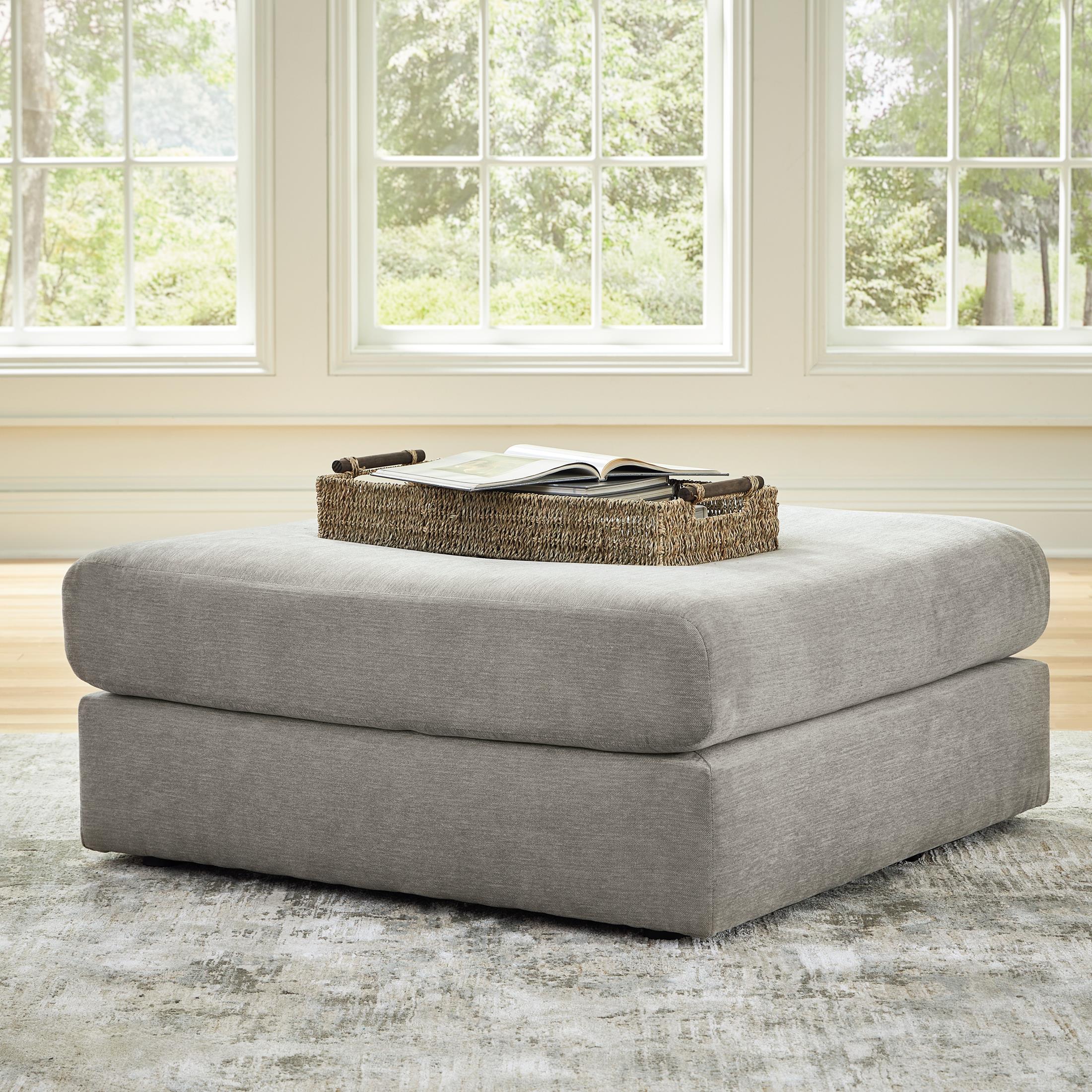 Avaliyah Oversized Accent Ottoman - Fabric