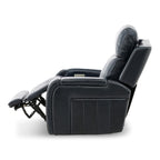 Hampton Leather Home Theater Power Recliner - Reclining