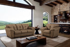 Camy Leather Sofa - Indoor