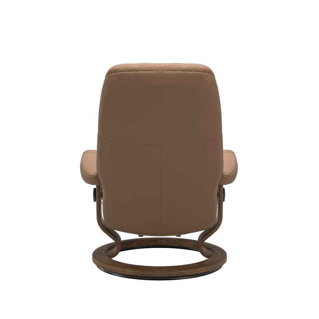 Consul Medium Classic Chair and Ottoman - Indoor