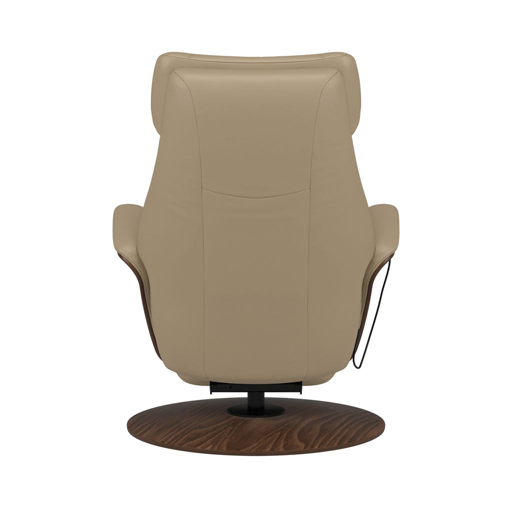 Adam Leather Power Recliner - Reclining