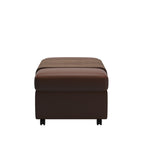 Flora Wood Double Ottoman with Table - Dining Table