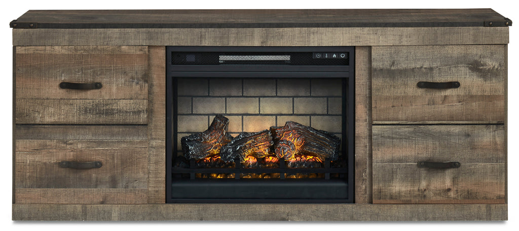 Trinell TV Stand with Electric Fireplace - Indoor
