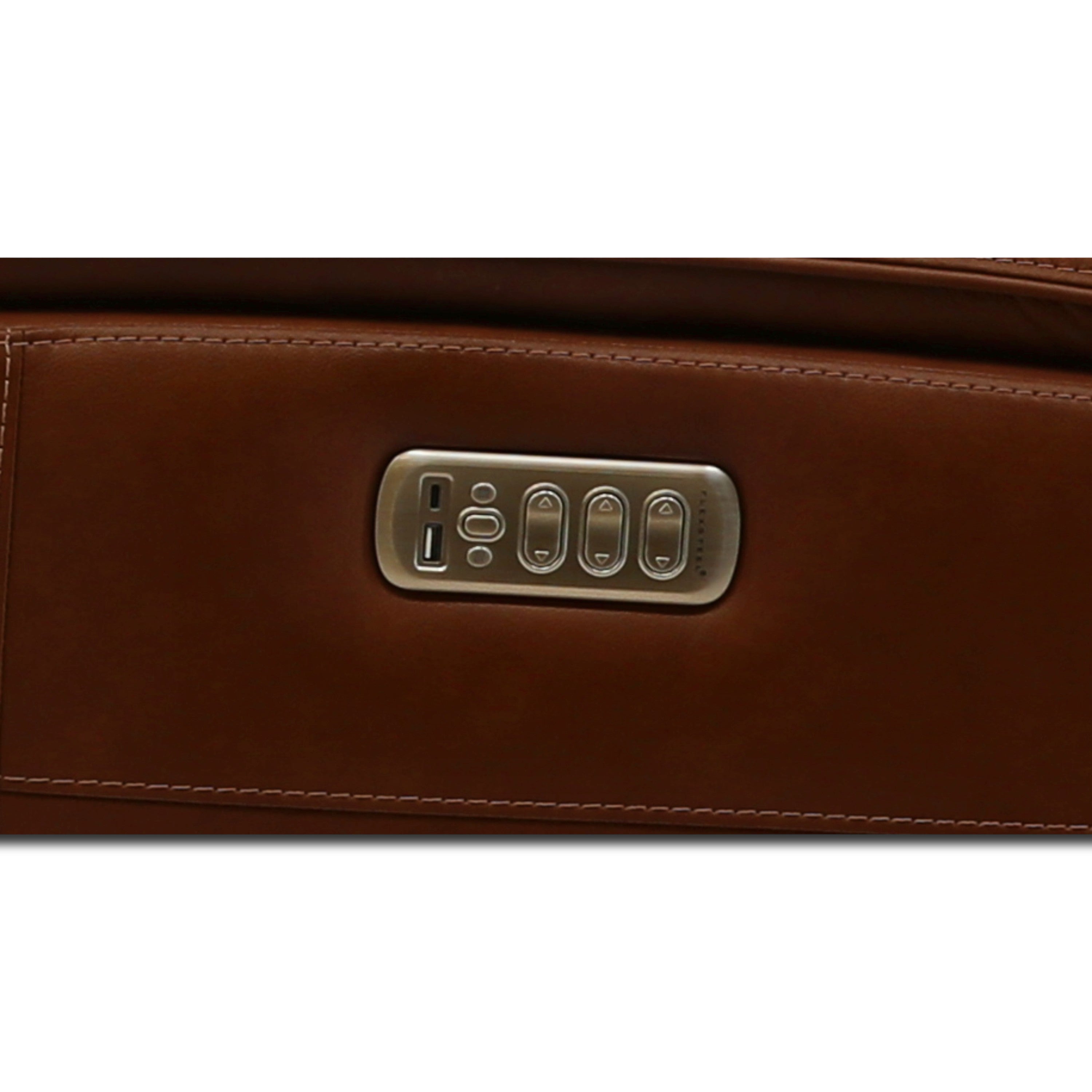 Karson 6-Piece Power Reclining Leather Sectional - Set