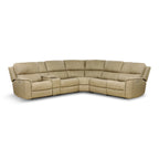 Karson 6-Piece Power Reclining Leather Sectional - Set