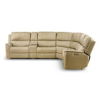 Karson 6-Piece Power Reclining Leather Sectional - Set