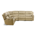 Karson 6-Piece Power Reclining Leather Sectional - Set