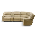 Karson 6-Piece Power Reclining Leather Sectional - Set