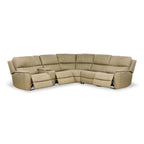 Karson 6-Piece Power Reclining Leather Sectional - Set