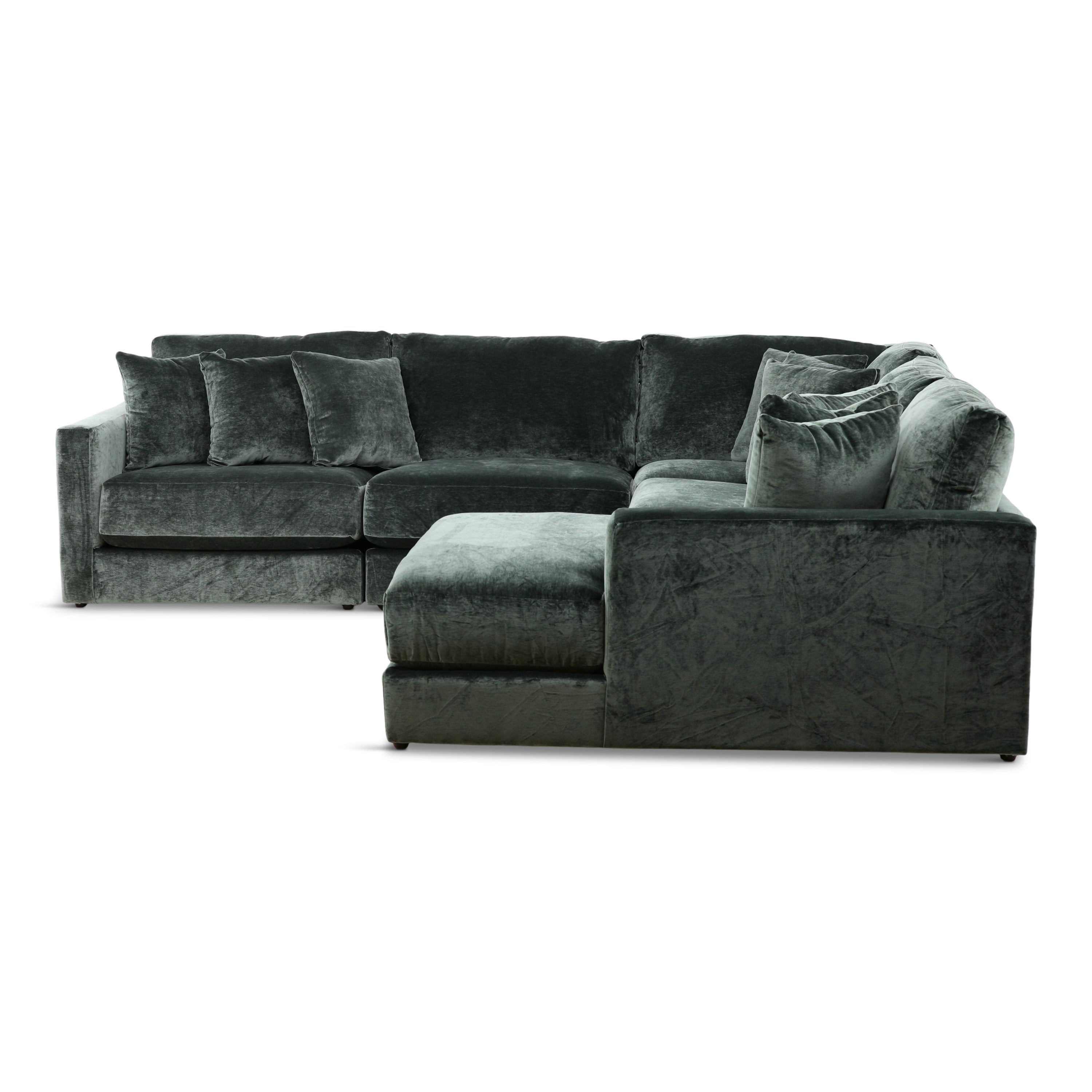 Evianna 5-Piece Pine Sectional - Set