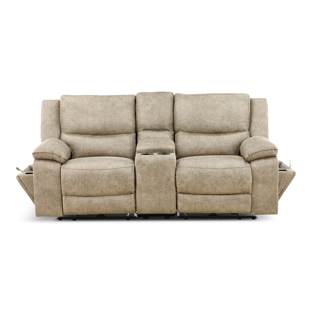 Lincoln 3-Piece Reclining Console Loveseat