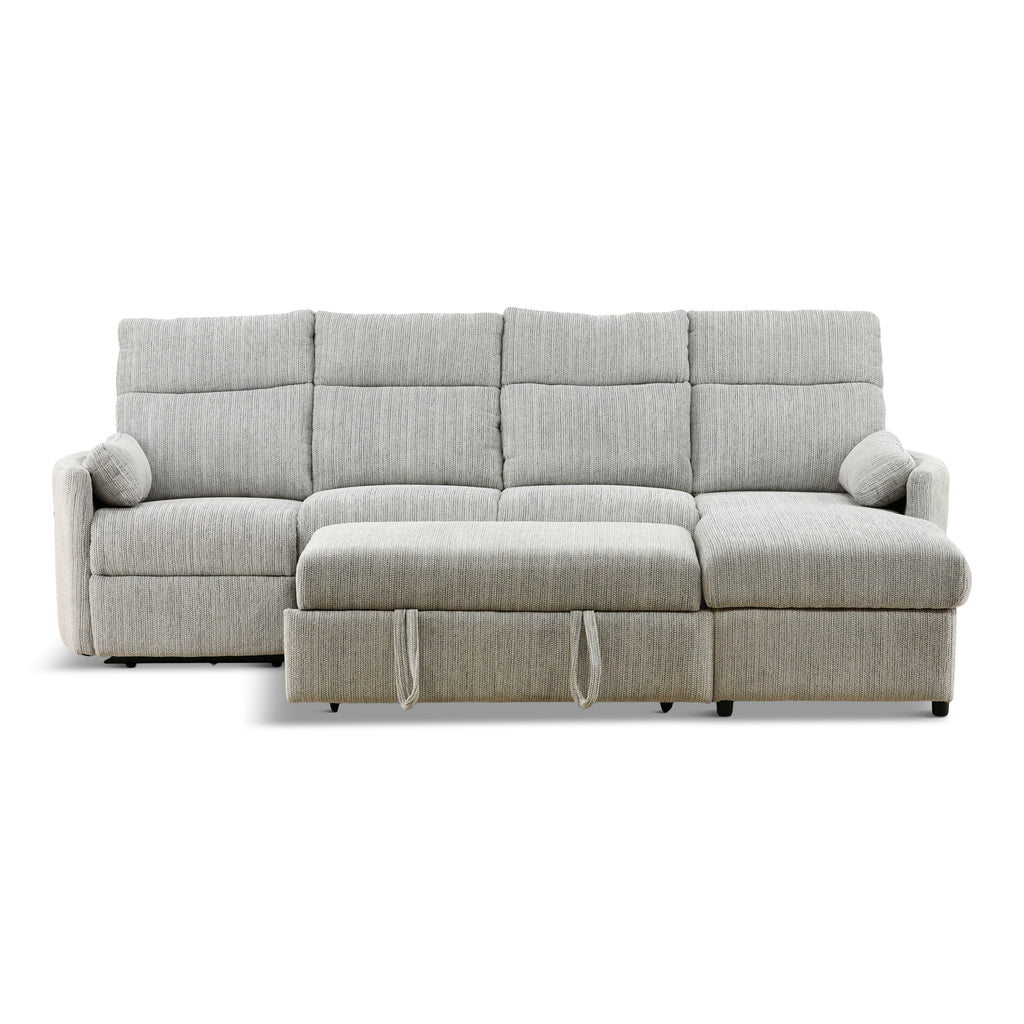 Chamberlain 3-Piece Power Reclining Sectional with Pullout Bed - Set