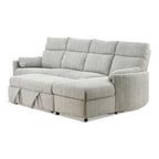 Chamberlain 3-Piece Power Reclining Sectional with Pullout Bed - Set