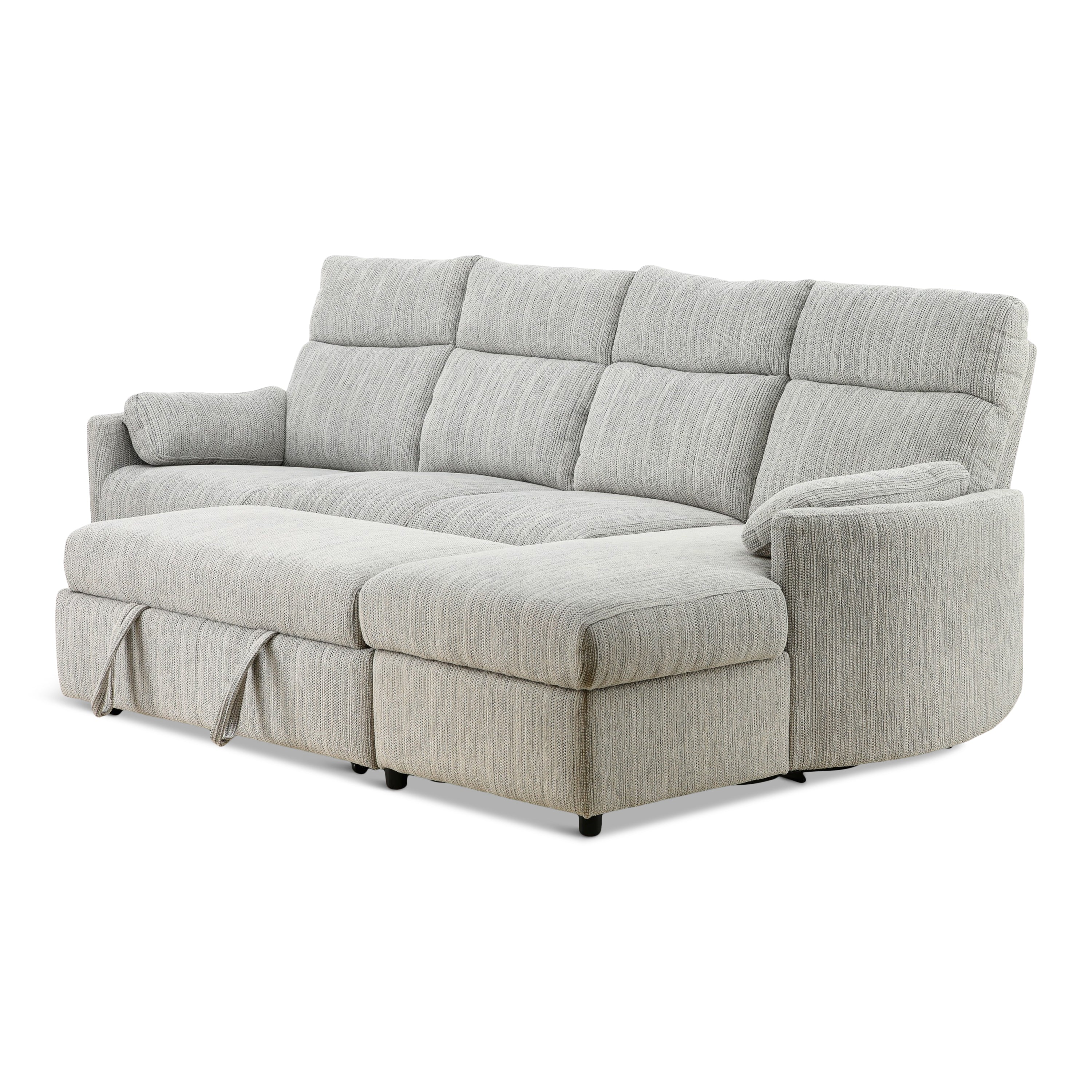 Chamberlain 3-Piece Power Reclining Sectional with Pullout Bed - Set