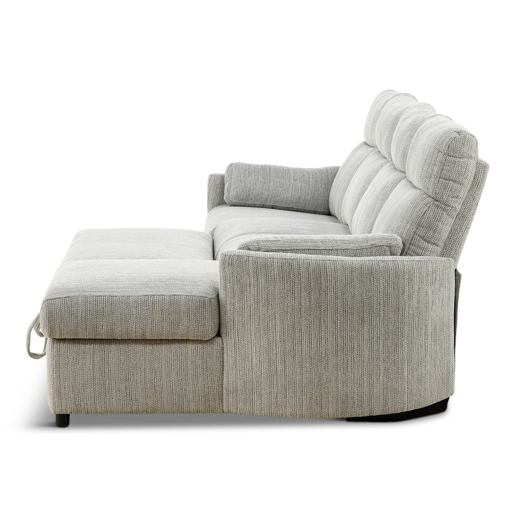 Chamberlain 3-Piece Power Reclining Sectional with Pullout Bed - Set