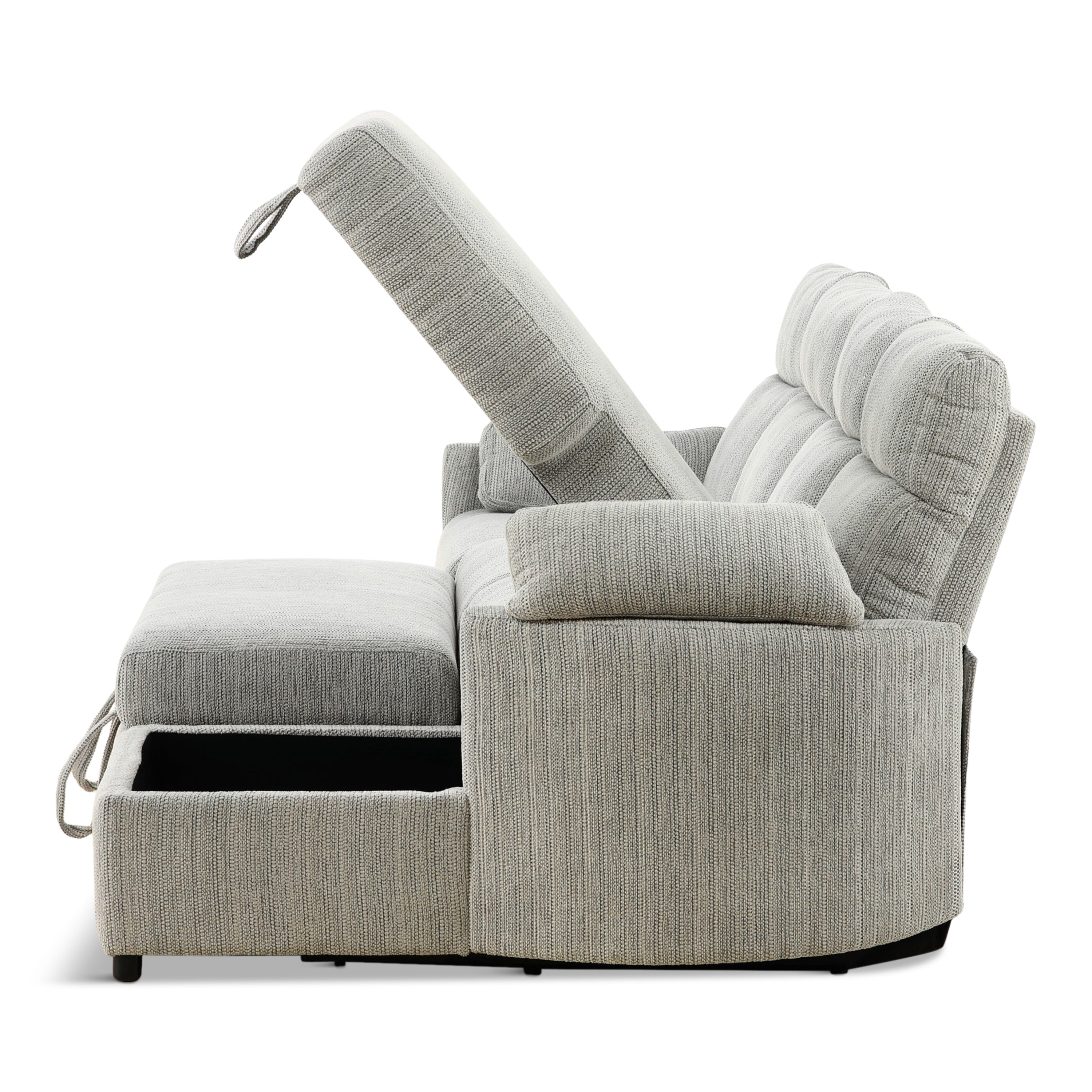 Chamberlain 3-Piece Power Reclining Sectional with Pullout Bed - Set