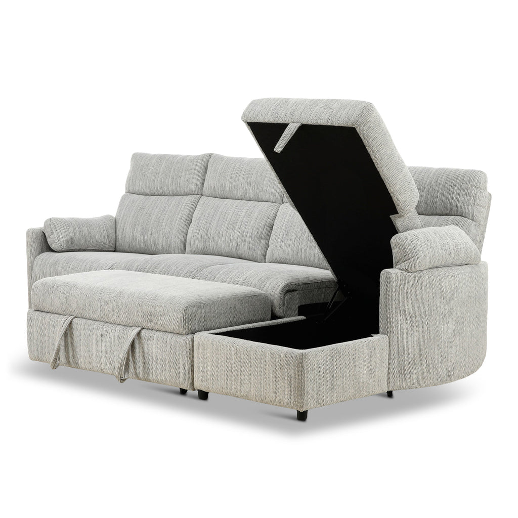 Chamberlain 3-Piece Power Reclining Sectional with Pullout Bed - Set