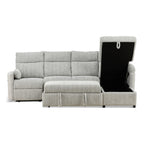 Chamberlain 3-Piece Power Reclining Sectional with Pullout Bed - Set